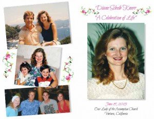 Celebration of life for Diane Knerr (PDF)