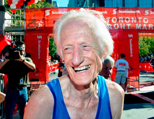 Ed at the 2013 Toronto Waterfront Marathon. 