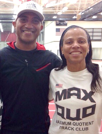 Emma with her coach, Clifton Culpepper.