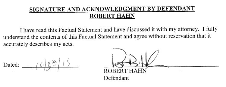 Bob signed his fate Oct. 30, but the news didn't come out until Friday.