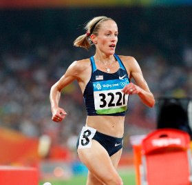 Jen Rhines made the 2008 Olympic 5K final.