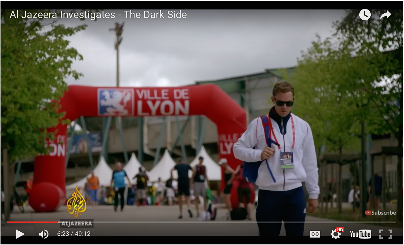 Liam went undercover for investigation but was fully clothed at worlds.