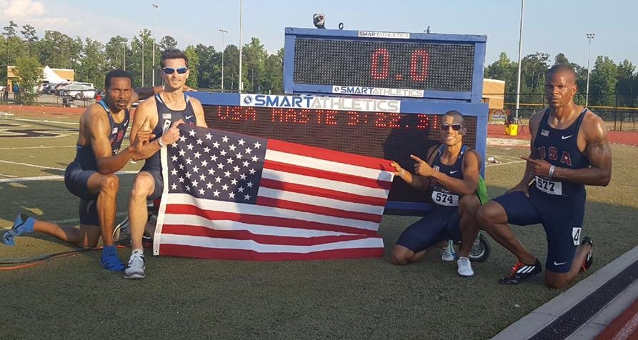 Newest M45 world record holders.