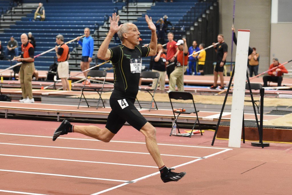 Bill Collins adds another notch in his WR belt in the 60. Rob Jerome photo