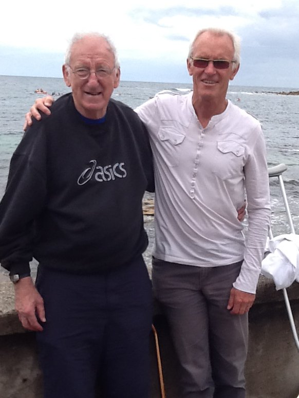 Reg and Peter Crombie.
