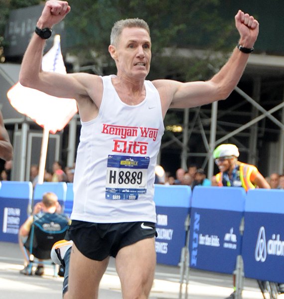 Sean brings his road talents to track. Photo by marathonfoto