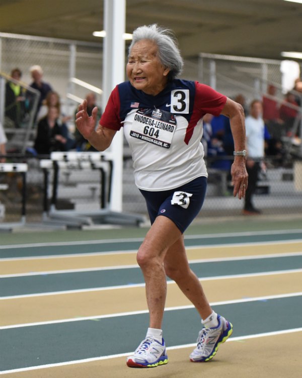 Sumi sprints 60 in an American record.