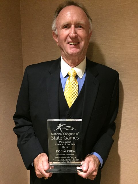 Boomer and his plaque.