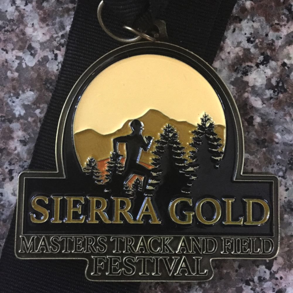 Sierra Gold, Silver and Bronze in one cool medal.