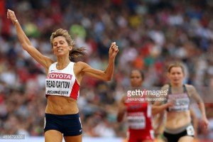  Sarah Louise wins 400 at IAAF worlds.