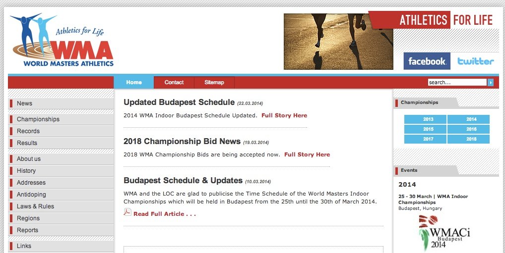 Gimme a break! Does this site convey excitement, drama, athleticism?